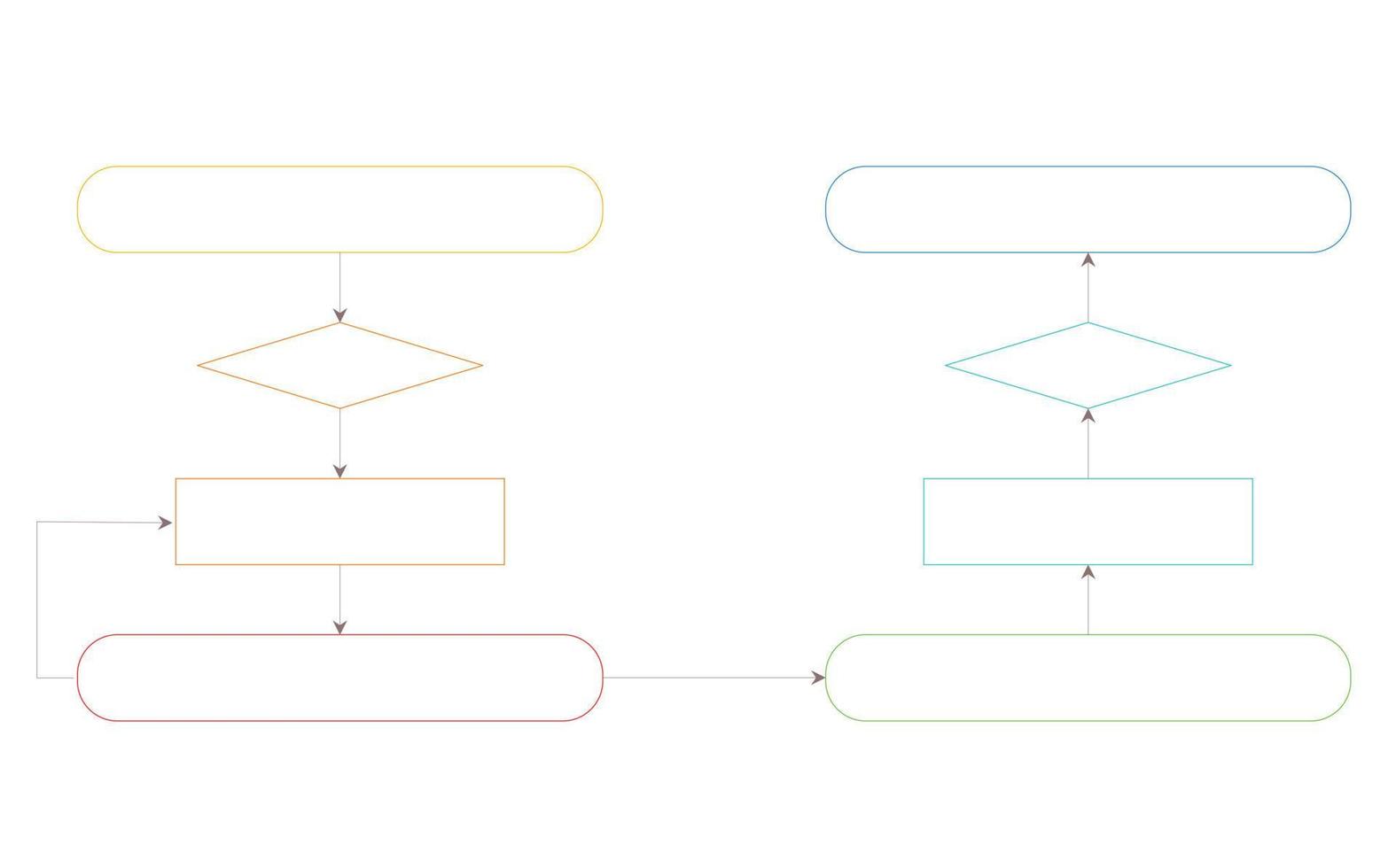 organigramme linéaire. illustration de la planification des affaires, des graphiques et des diagrammes infographiques vecteur