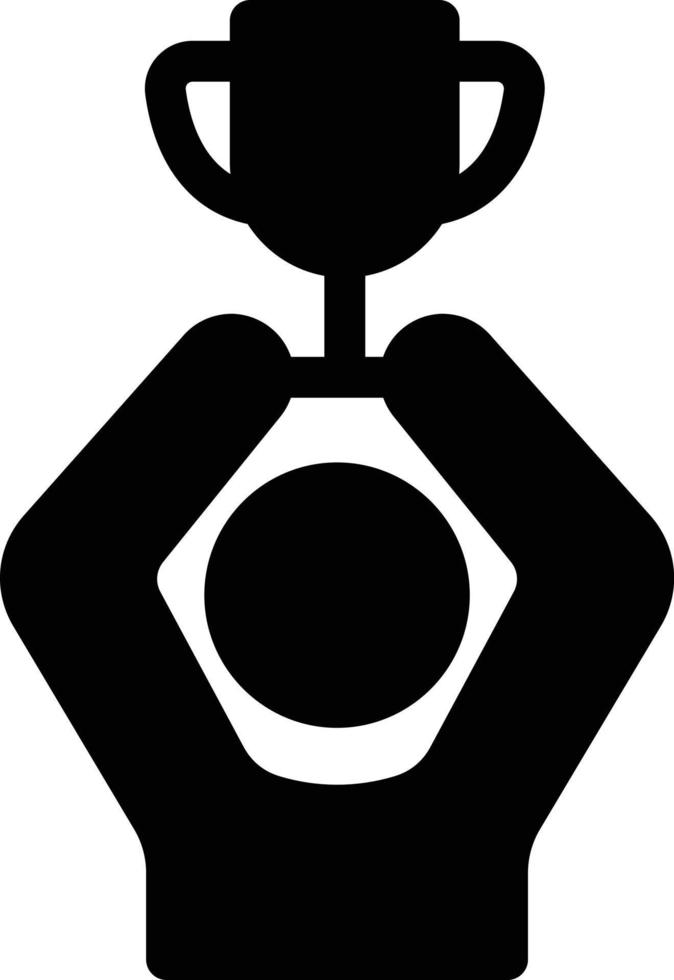 illustration vectorielle trophée sur fond. symboles de qualité premium. icônes vectorielles pour le concept et la conception graphique. vecteur