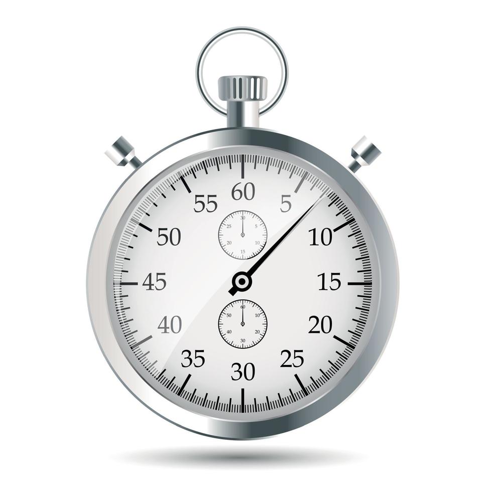 illustration vectorielle de chronomètre vecteur