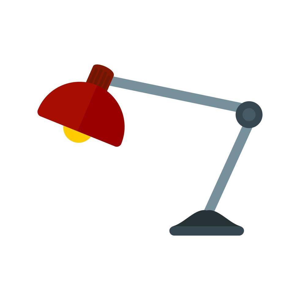 lampe de bureau icône plate multicolore vecteur