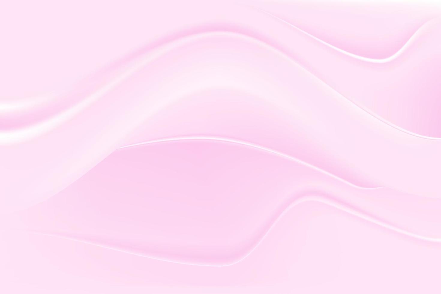 texture de tissu rose vague ombre douce. fond de tissu froissé. vecteur d'illustration