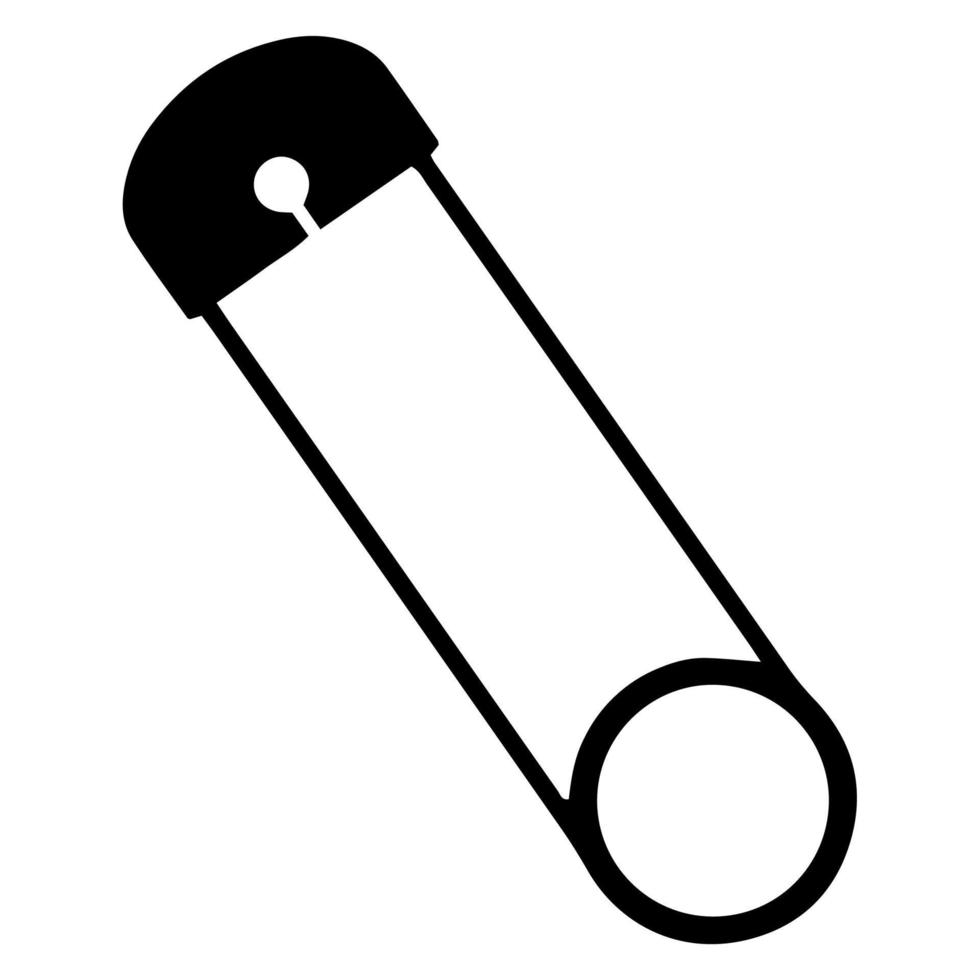 épingle à linge bébé ou épingles de sécurité icône sur fond blanc. illustration vectorielle. vecteur