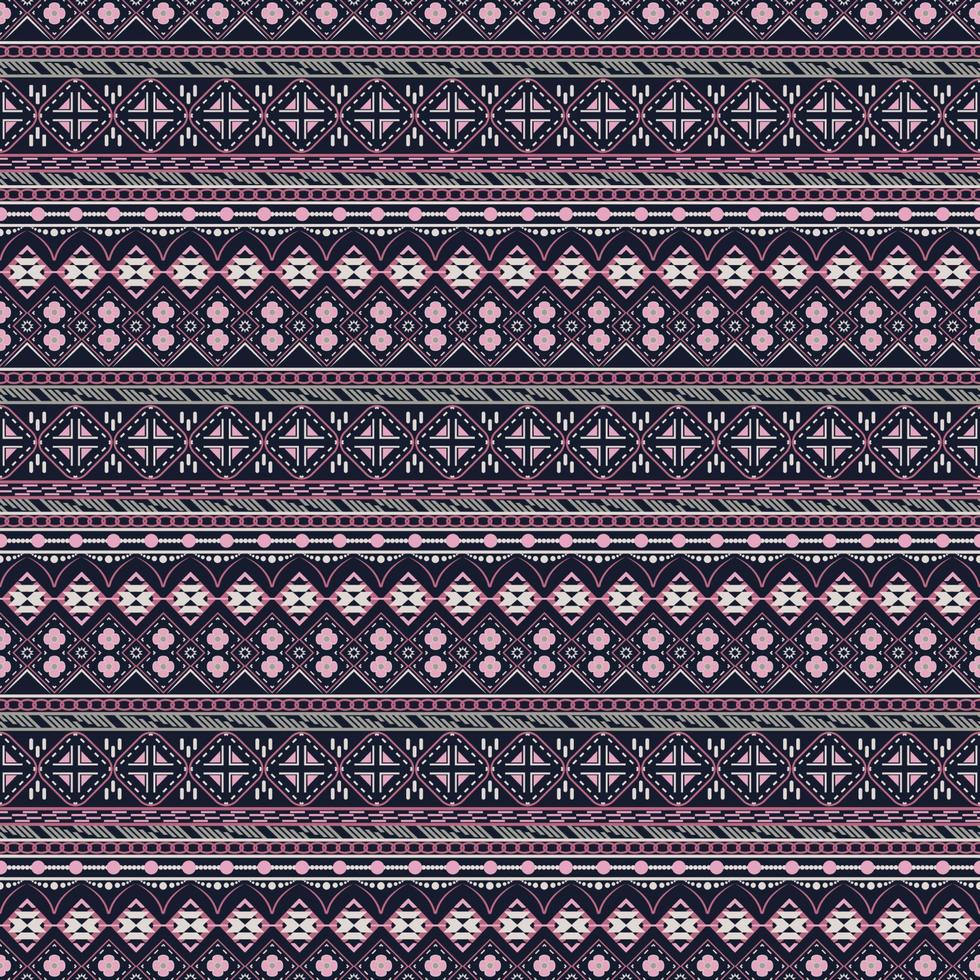 modèle sans couture tribal ethnique pour les textiles. motif de songket asiatique vecteur