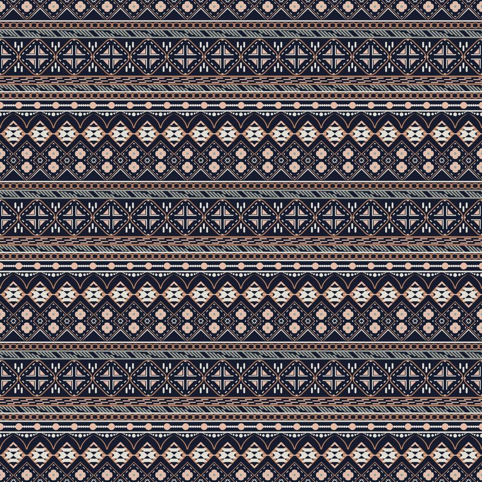 modèle sans couture tribal ethnique pour les textiles. motif de chansonnette. vecteur