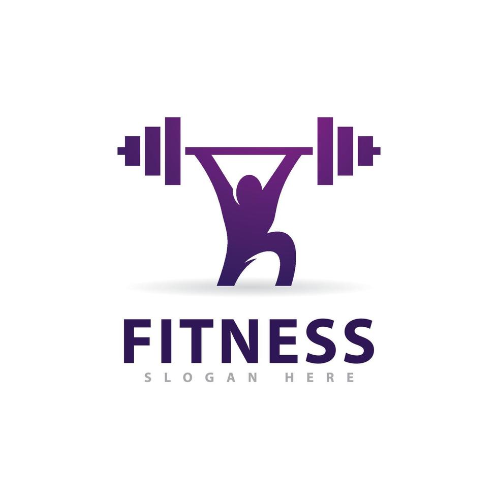 modèle de conception de logo de gym, symboles créatifs de club de fitness vecteur