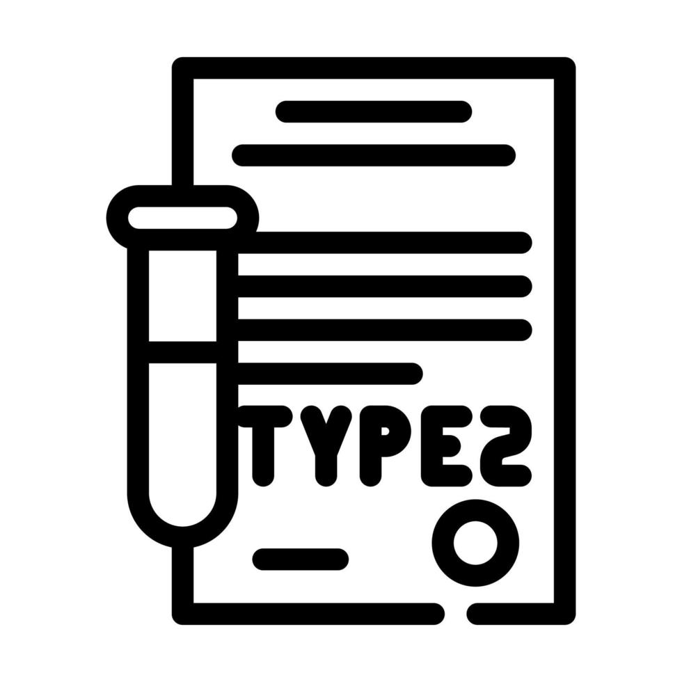 icône de ligne de diabète de type 2 illustration vectorielle plate vecteur