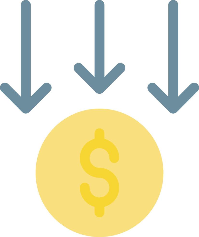 illustration vectorielle dollar sur fond.symboles de qualité premium.icônes vectorielles pour le concept et la conception graphique. vecteur