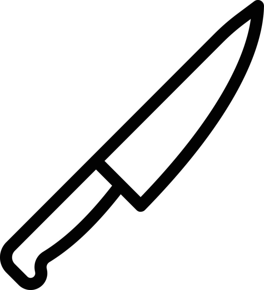 illustration vectorielle de couteau sur fond. symboles de qualité premium. icônes vectorielles pour le concept et la conception graphique. vecteur