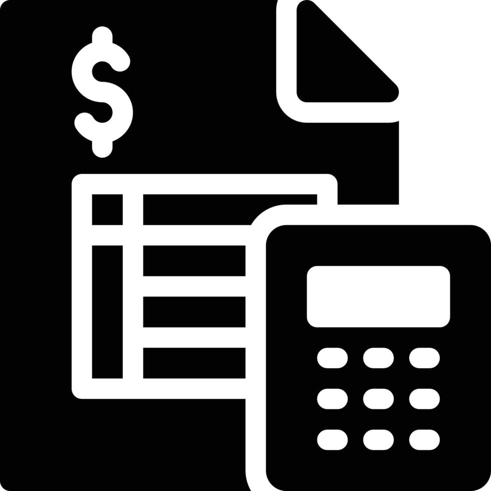 illustration vectorielle de comptabilité sur un fond. symboles de qualité premium. icônes vectorielles pour le concept et la conception graphique. vecteur