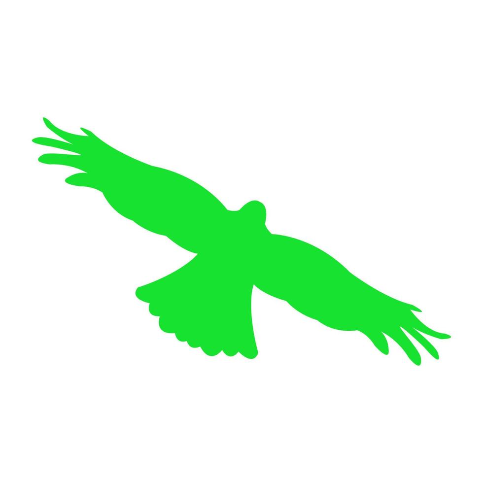 aigle illustré sur fond blanc vecteur