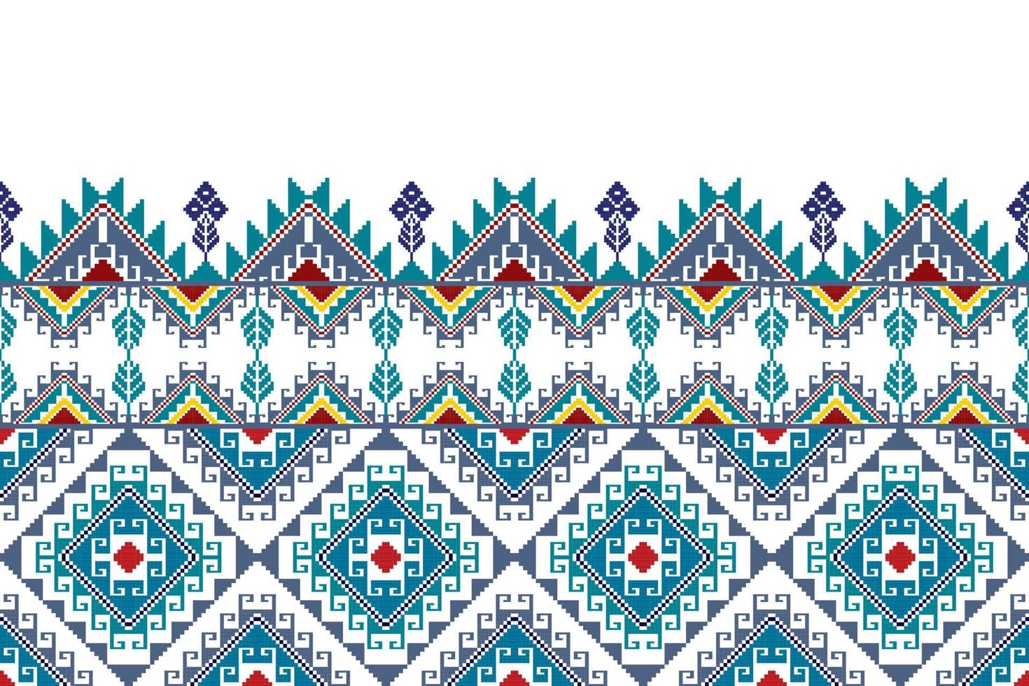 tartreez création de motifs textiles ethniques géométriques abstraits palestiniens. tapis en tissu aztèque ornements de mandala décorations textiles papier peint. tribal boho natif textile sans couture broderie traditionnelle vecteur