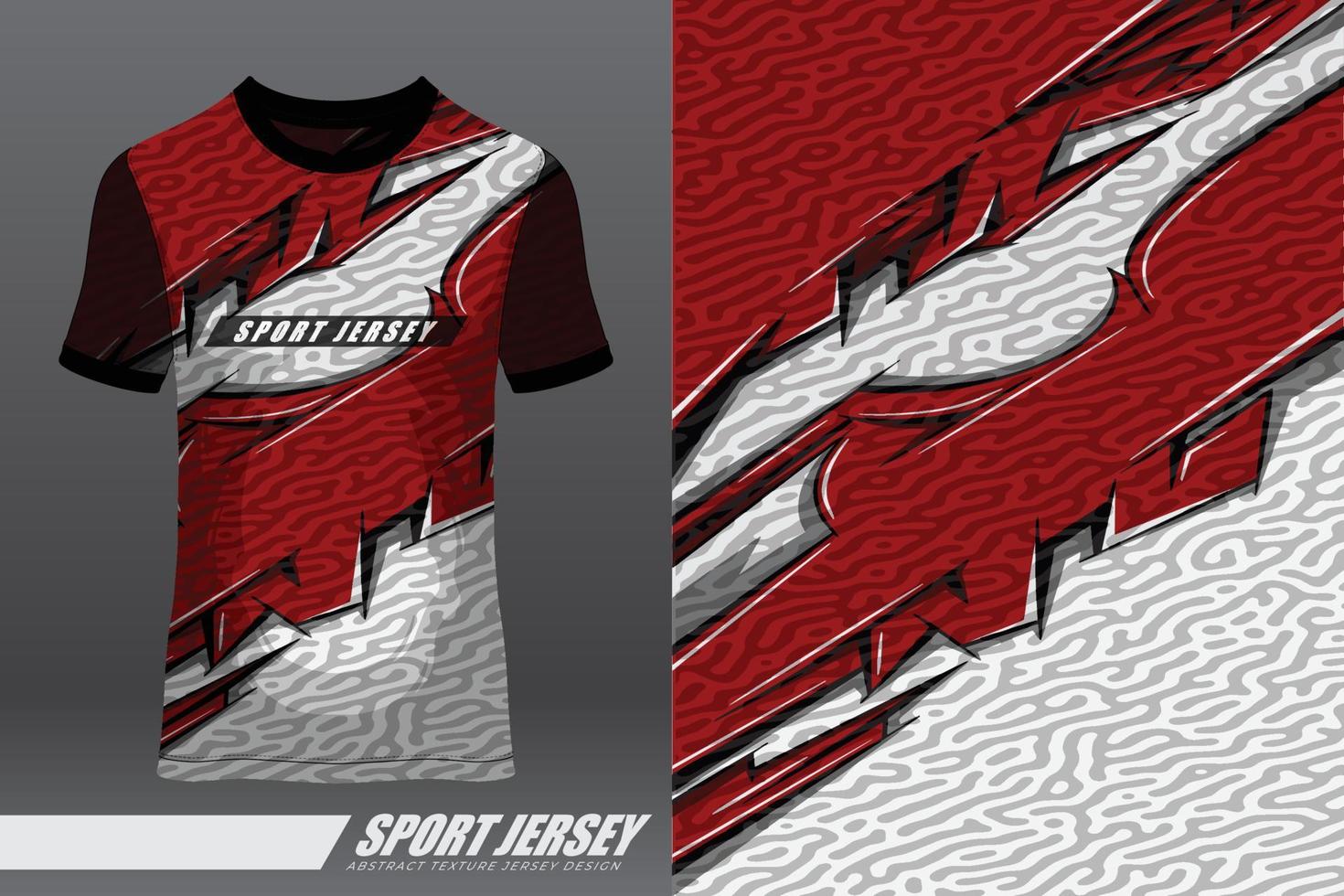 tshirt design sportif pour la course, le maillot, le cyclisme, le football, les jeux, le motocross vecteur