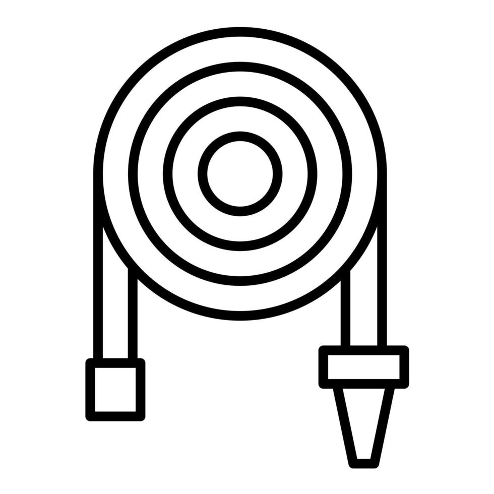 icône de ligne de tuyau vecteur