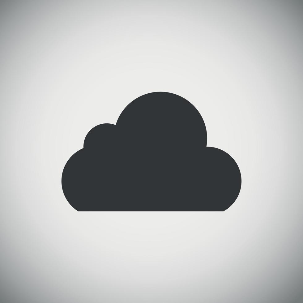 illustration vectorielle de l'icône des applications cloud vecteur