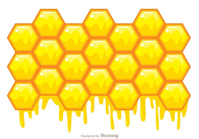 Contexte Vectoriel en nid d'abeille