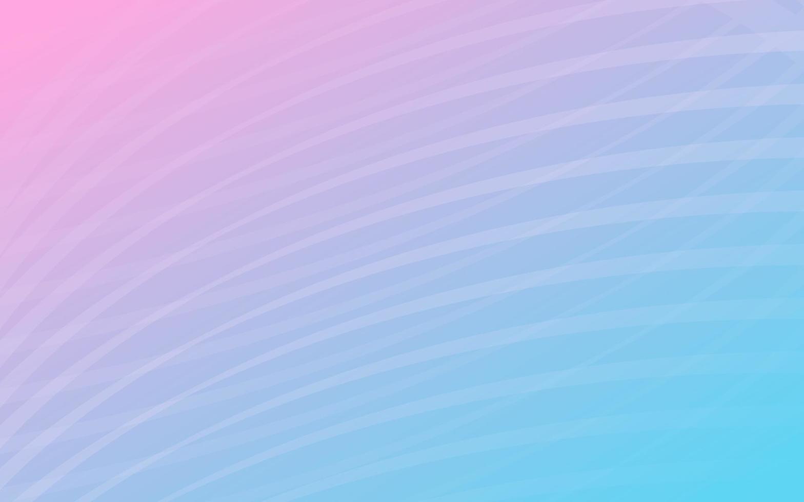 fond géométrique abstrait dégradé pastel. style de ligne géométrique plat coloré pour la mise en page de la présentation. bannière de modèle de vague incurvée bleue et rose. illustration vectorielle vecteur