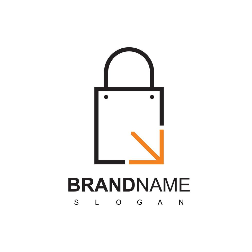 logo de la boutique en ligne vecteur