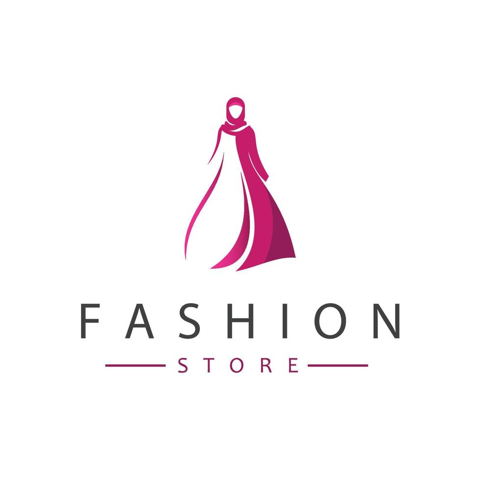 vecteur de conception de logo de magasin de mode