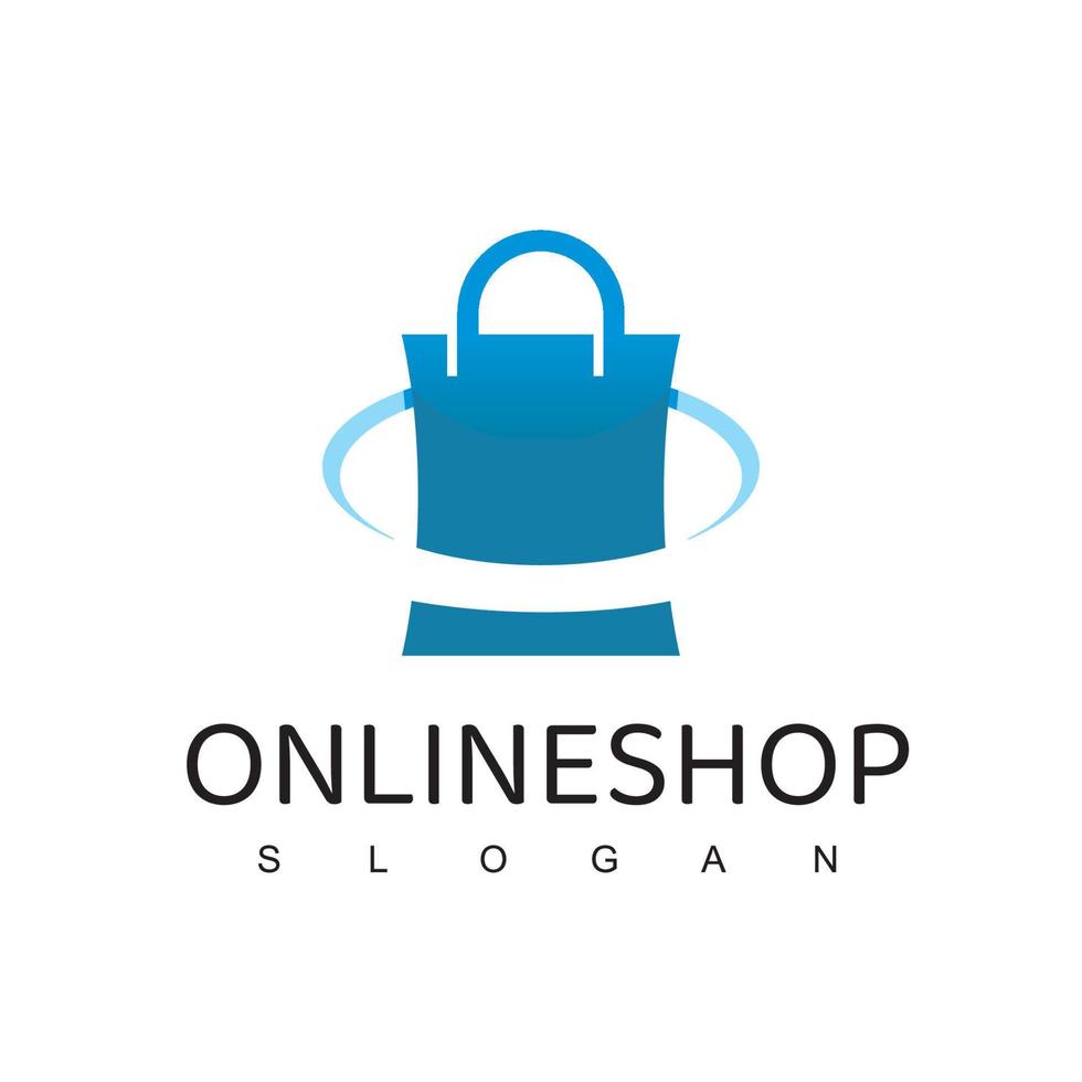 logo de la boutique en ligne vecteur