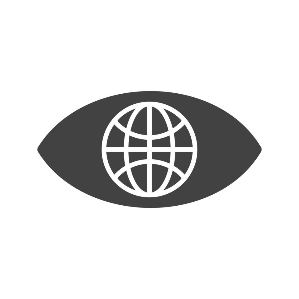 icône noire de glyphe d'action climatique vecteur