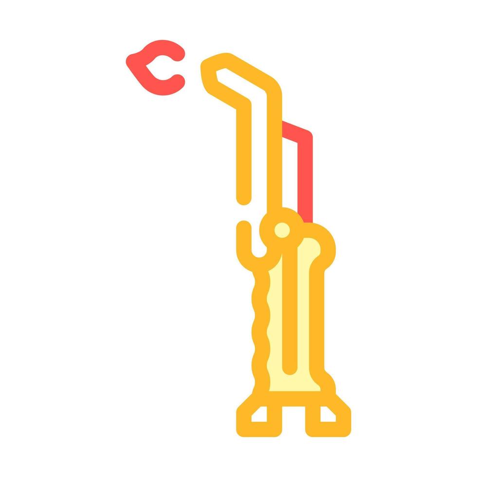 illustration vectorielle d'icône de couleur de torche de soudage vecteur