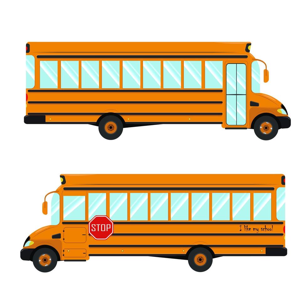 image d'autobus scolaire vecteur