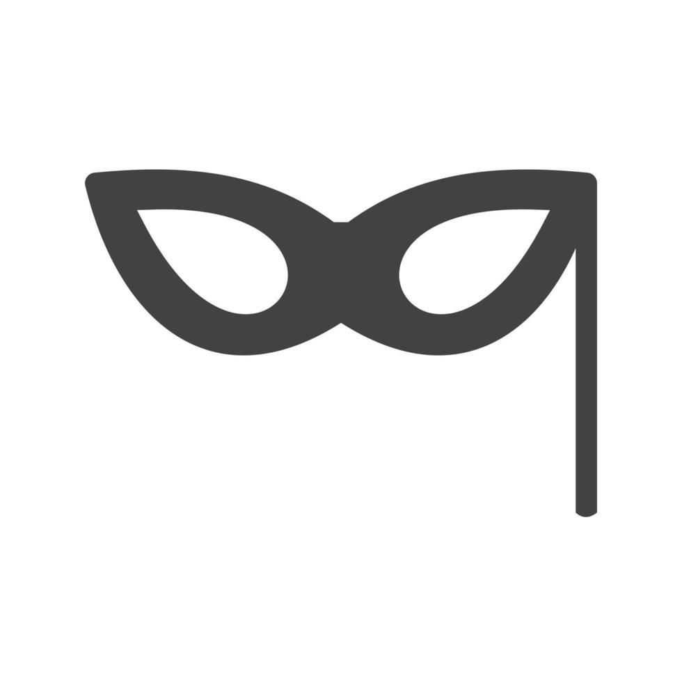 icône noire de glyphe d'accessoires vecteur