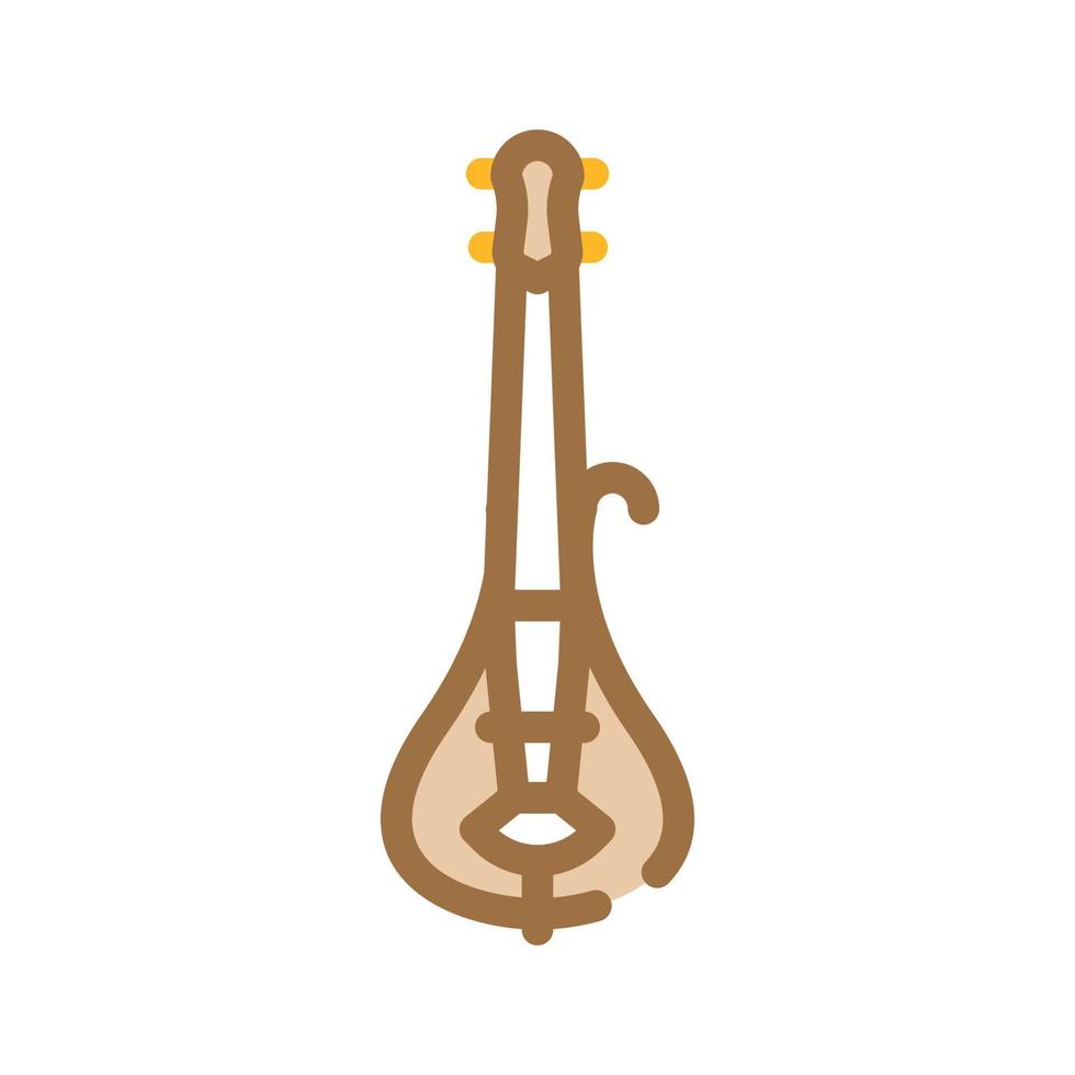 illustration vectorielle d'icône de couleur de violon électrique de nouvelle génération vecteur