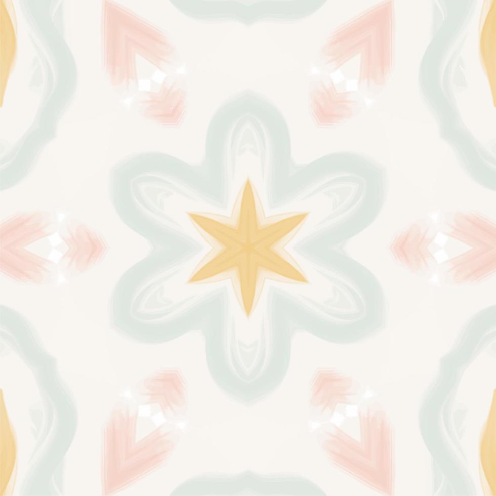 mandala fleur kaléidoscope. illustration vectorielle. mosaïque colorée de vecteur