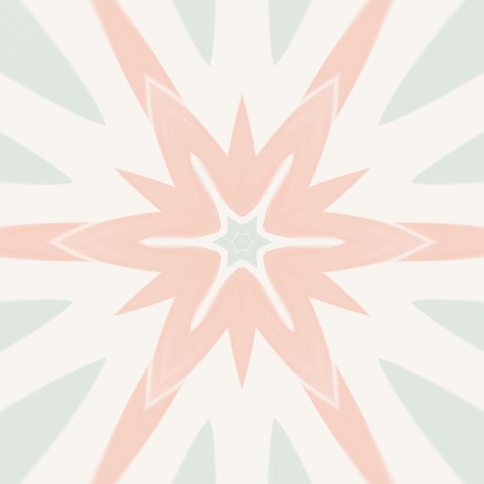 mandala fleur kaléidoscope. illustration vectorielle. mosaïque colorée de vecteur