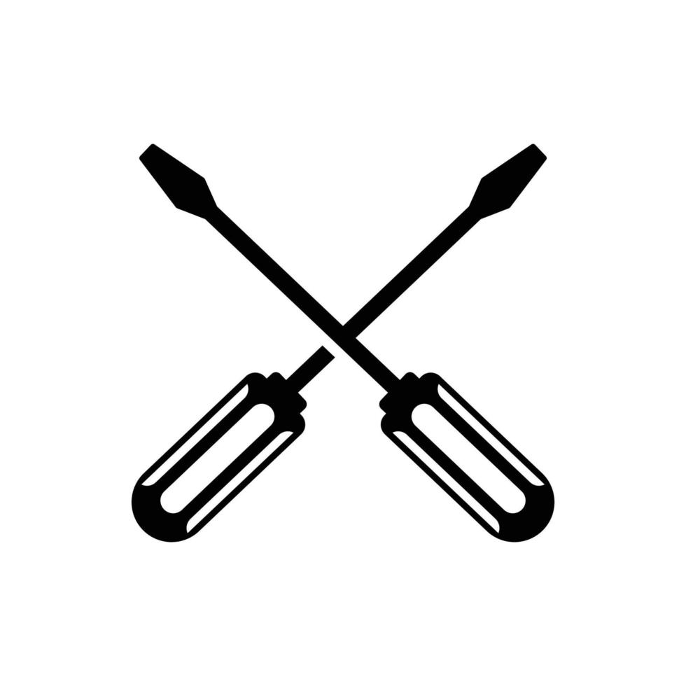 vecteur de conception d'icône de logo d'outil de mécanicien