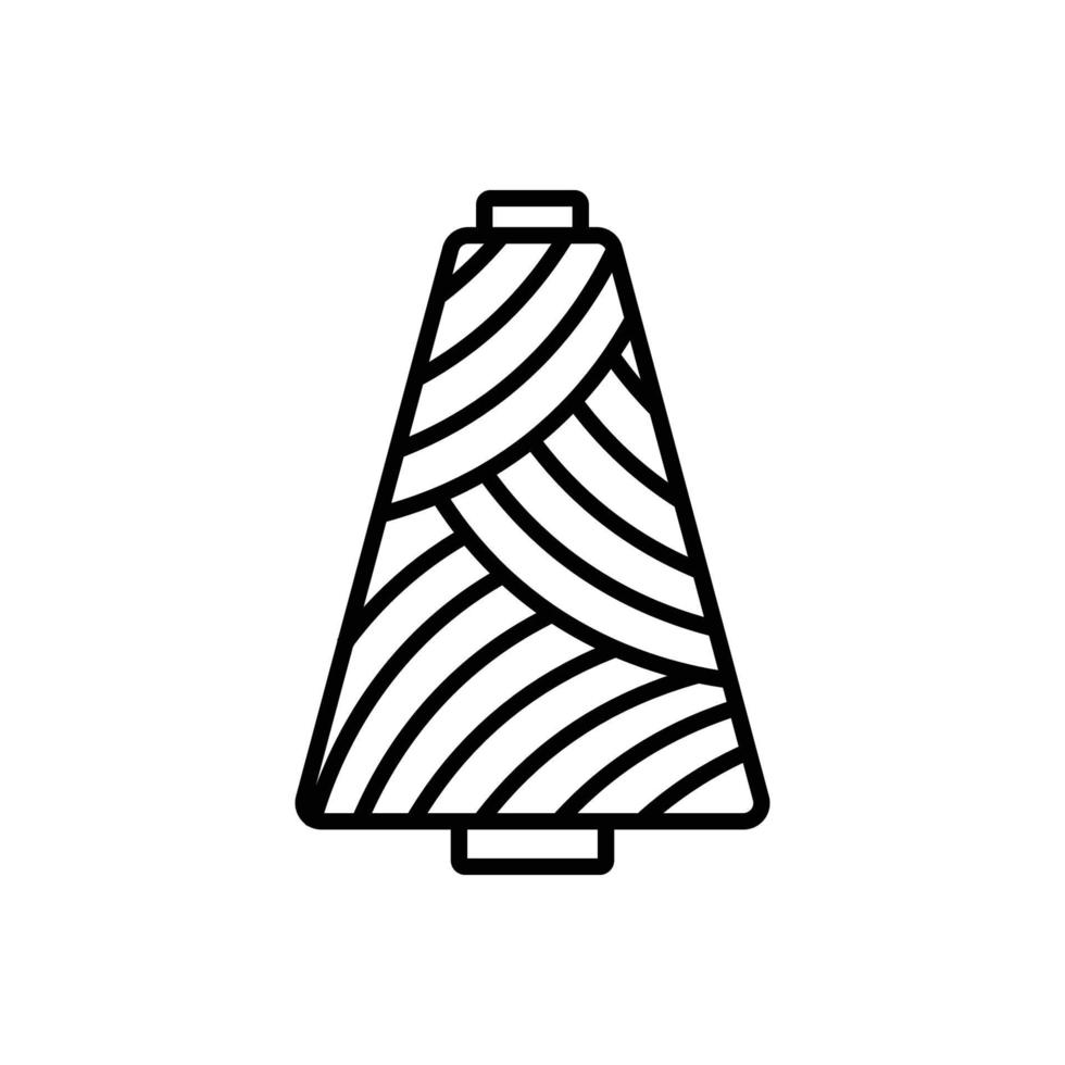 vecteur de conception d'icône de logo de fil de laine