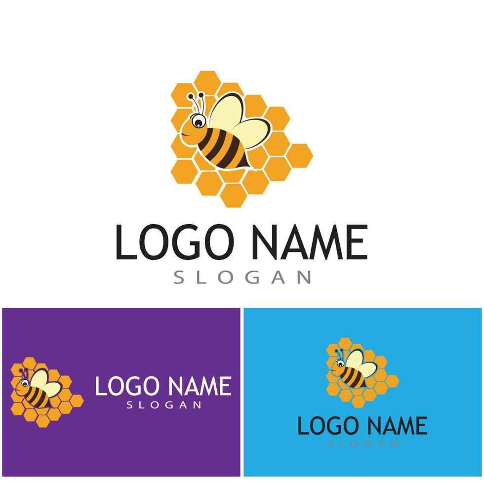 conception d'illustration de texture vectorielle logo en nid d'abeille vecteur