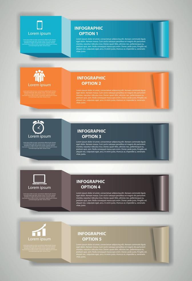 éléments de conception infographie illustration vectorielle vecteur