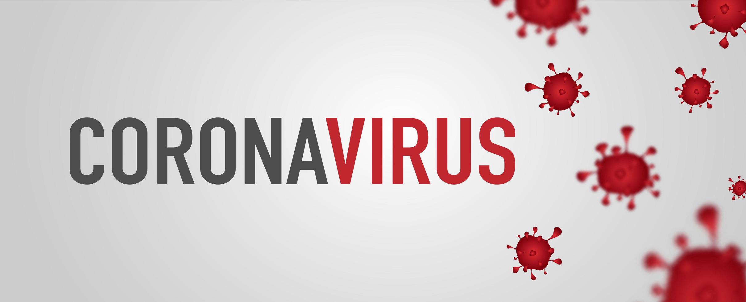 concept de coronavirus ou de virus corona. covid-19 vecteur