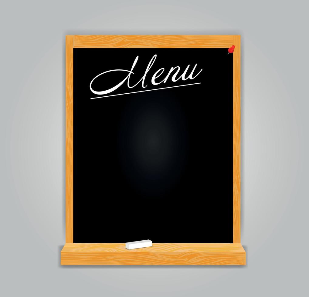 modèle de menu de restaurant en illustration vectorielle de style rétro vecteur