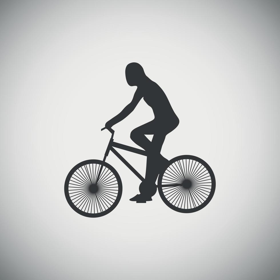 icônes d'application de bois de vélo vecteur