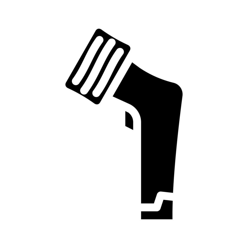 illustration vectorielle d'icône de glyphe de dissolvant de callosités électroniques vecteur