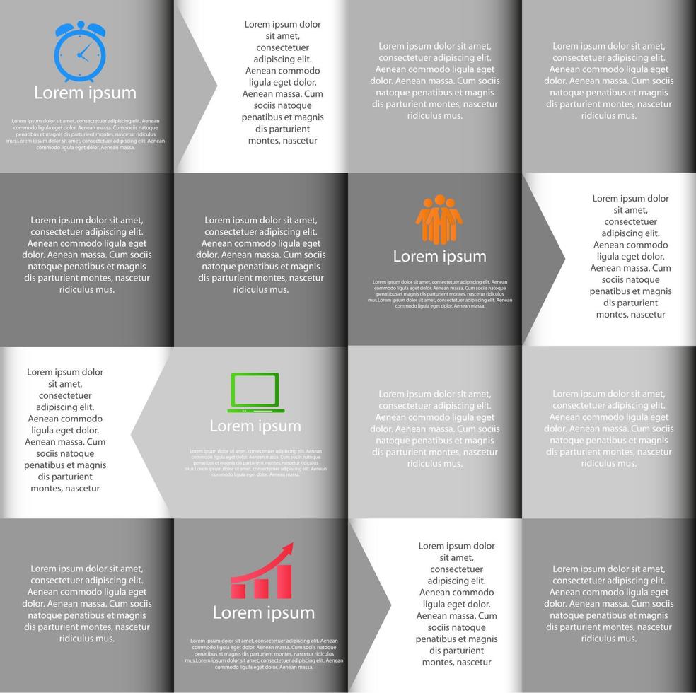 éléments de conception infographie illustration vectorielle vecteur