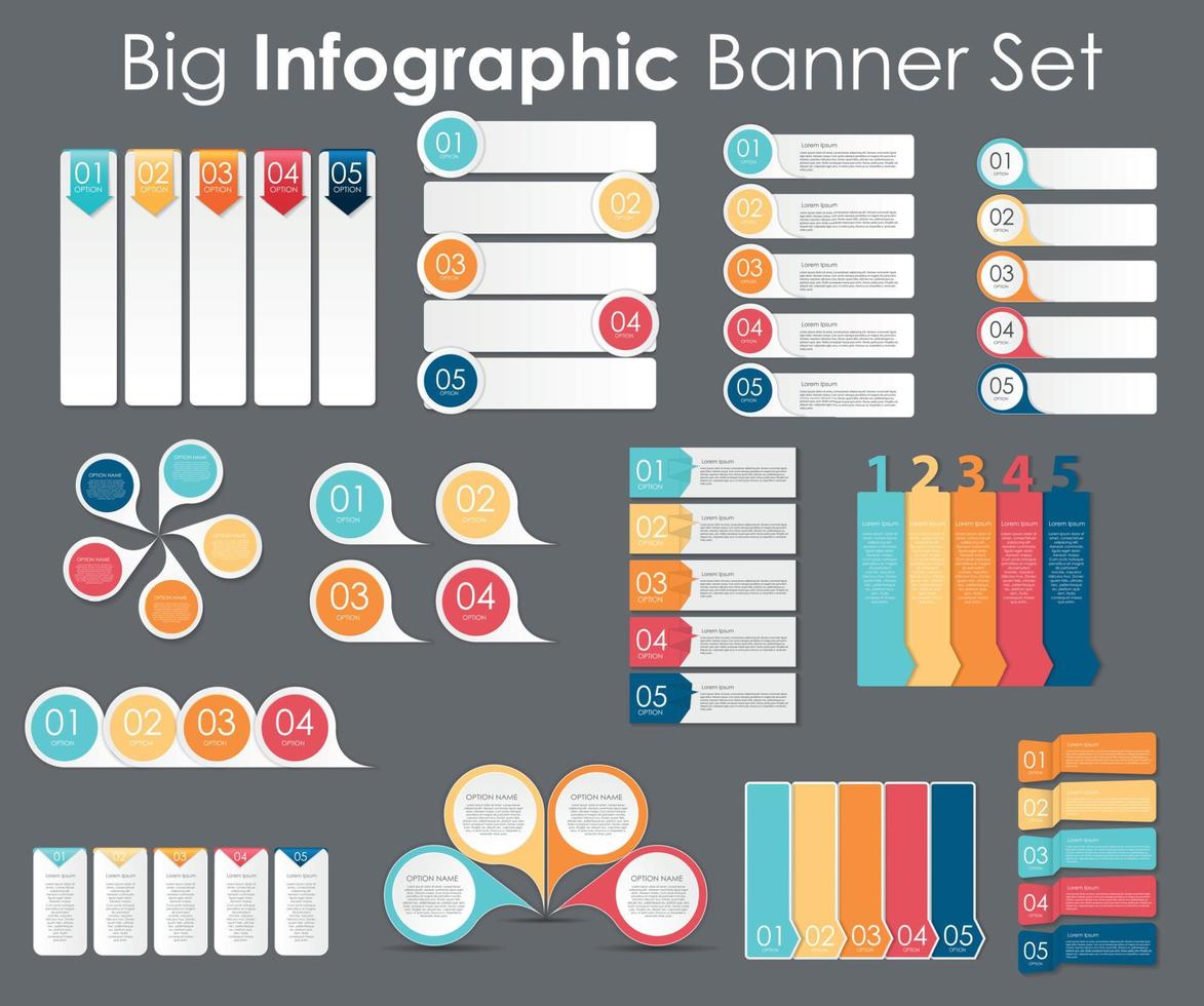 éléments de conception infographique pour l'illustration vectorielle de votre entreprise. vecteur