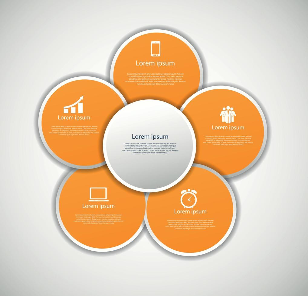 éléments de conception infographie illustration vectorielle vecteur