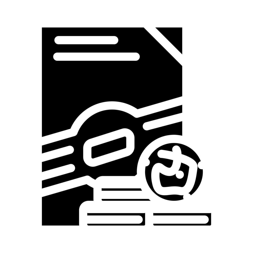 détergent concentré avec distributeur glyphe icône illustration vectorielle vecteur