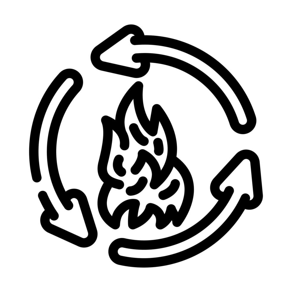 métabolisme humain, illustration vectorielle de l'icône de la ligne de contenu calorique vecteur