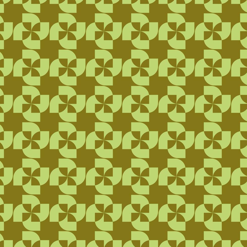 motif de moulinet abstrait géométrique vert citron vecteur