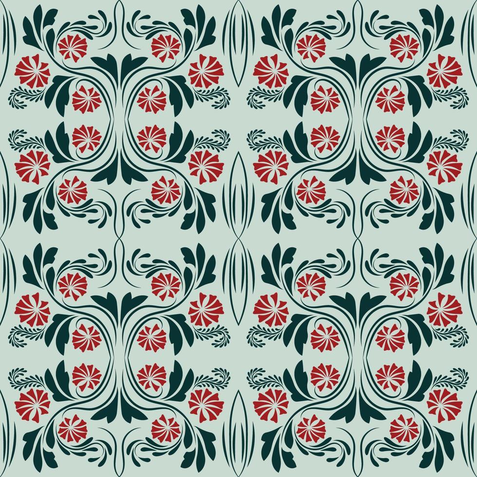 folklorique fleurs impression floral motif ethnique art vecteur