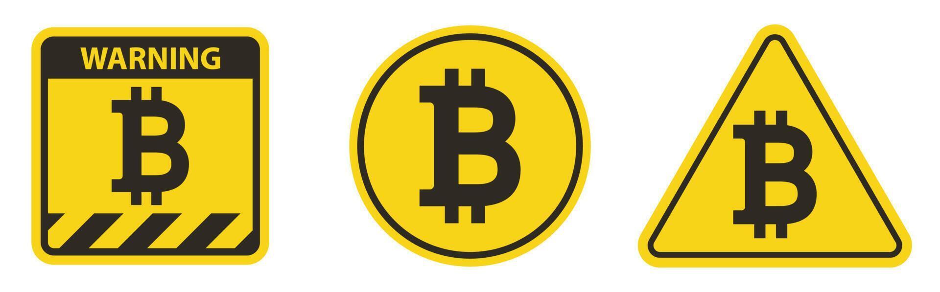 Signe de symbole icône bitcoin isoler sur fond blanc, illustration vectorielle eps.10 vecteur