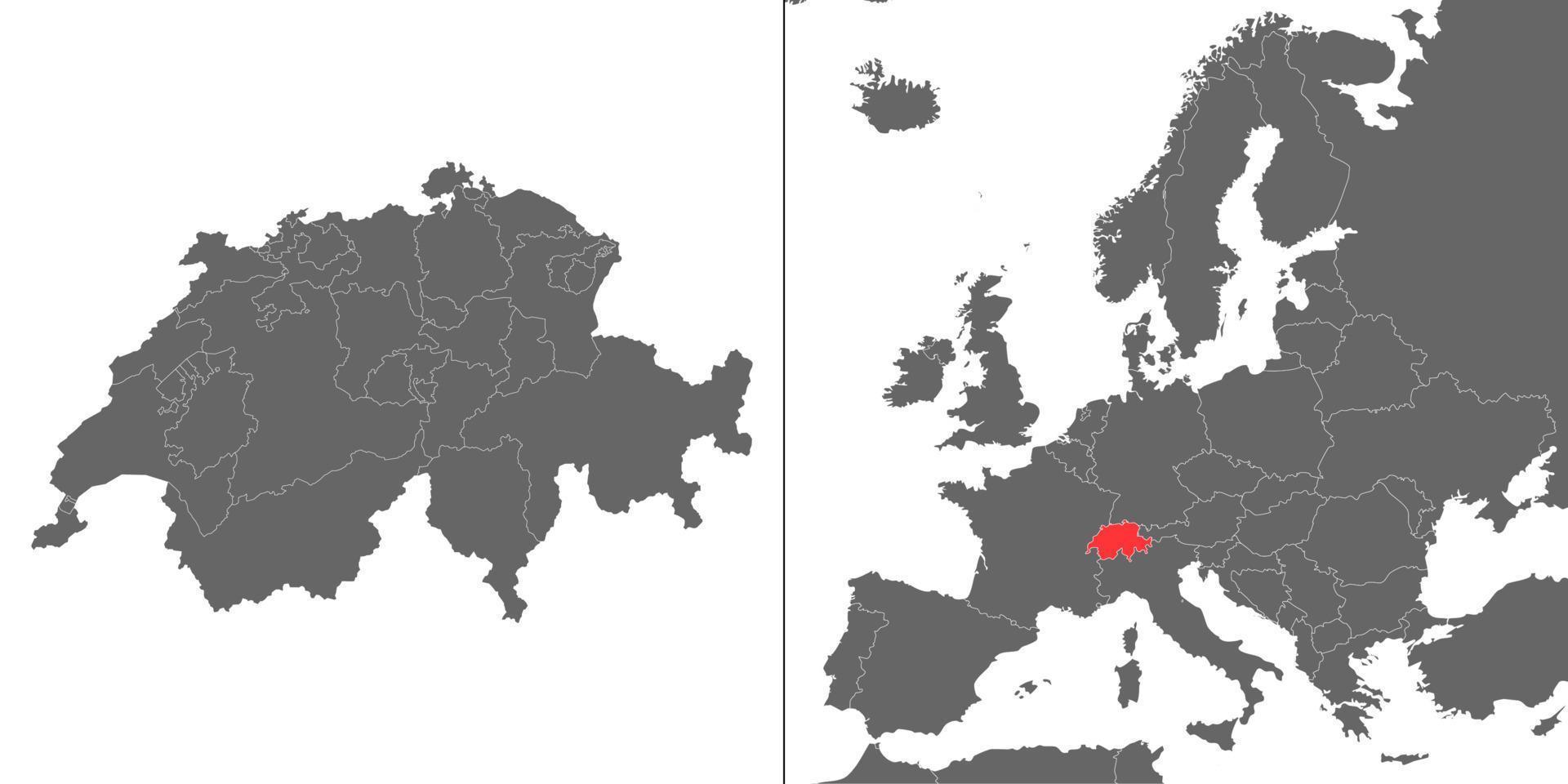 carte avec emplacement vecteur