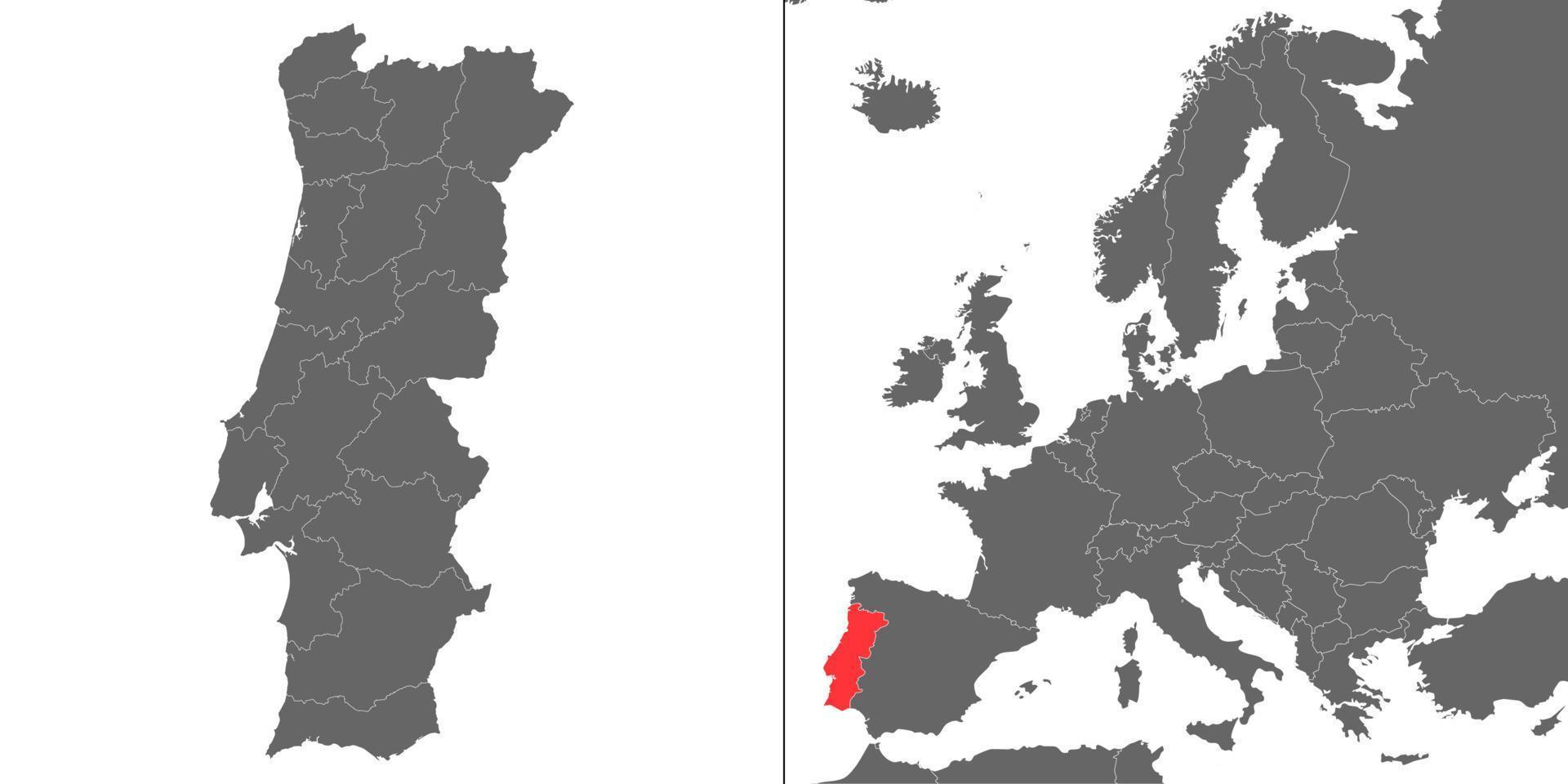 carte avec emplacement vecteur