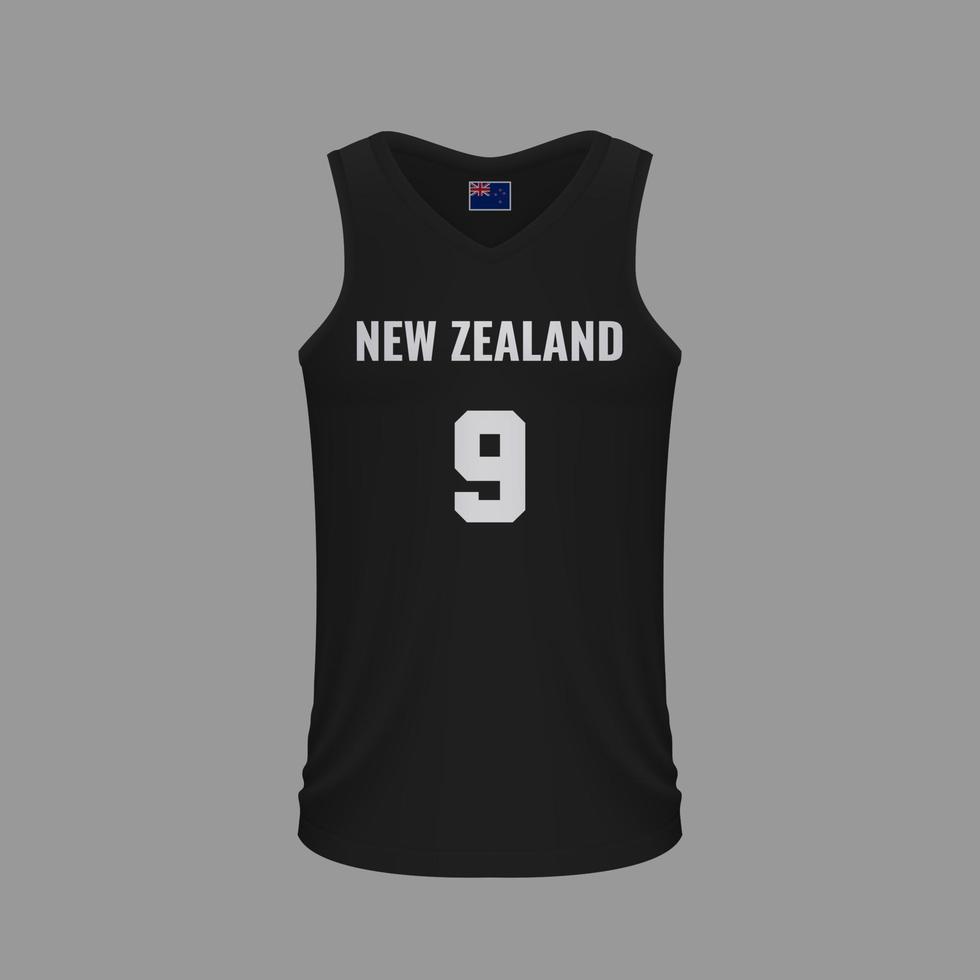 maillot de basket réaliste vecteur