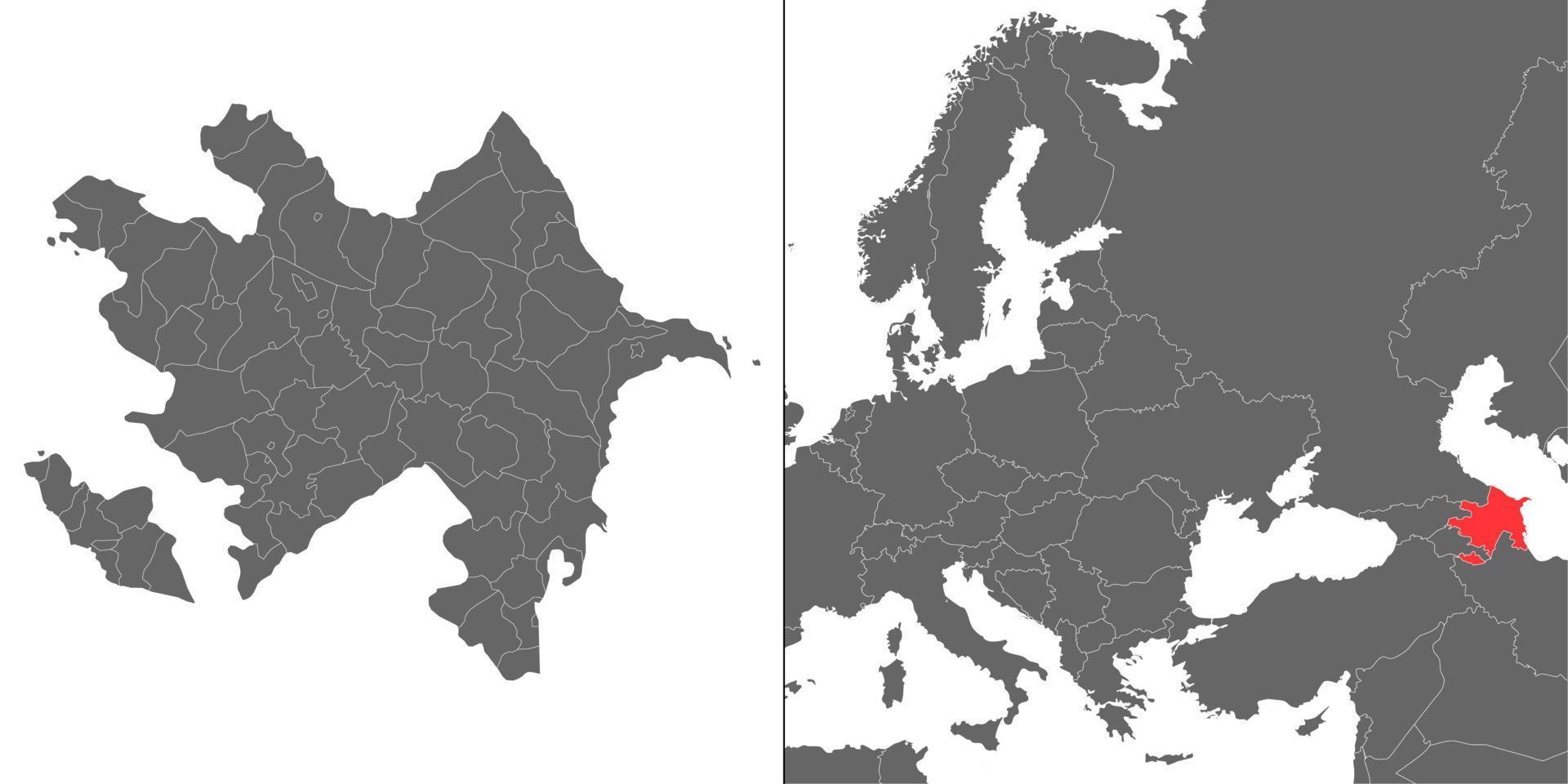 carte avec emplacement vecteur